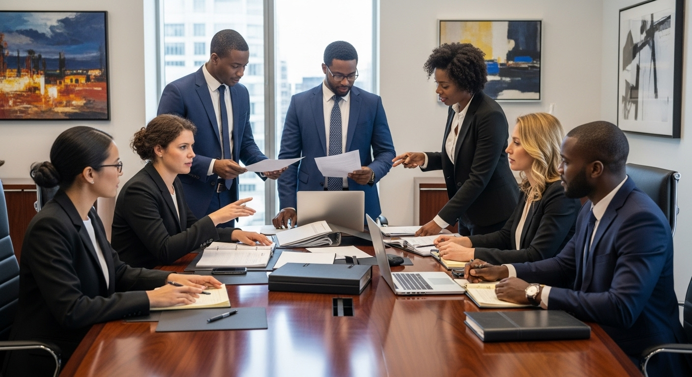 Diverse Legal Team Collaboration